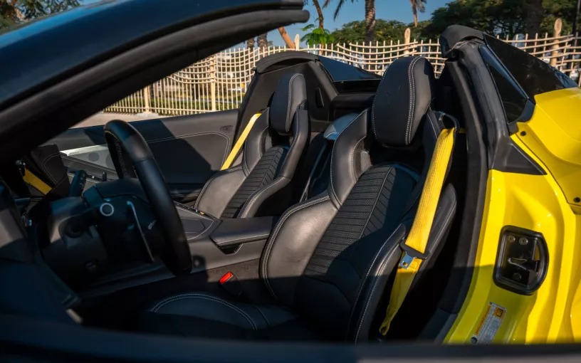 Chevrolet Corvette (Yellow), 2022 for rent in Dubai