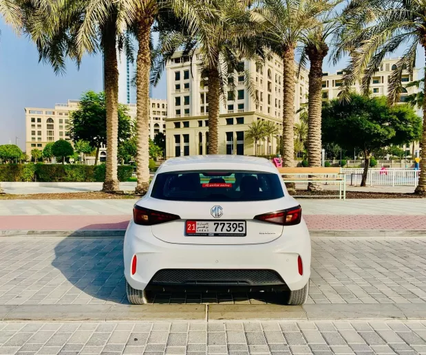 MG3 (White), 2025 for rent in Sharjah