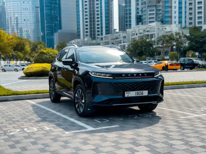 Exeed LX (Grey), 2025 for rent in Abu Dhabi