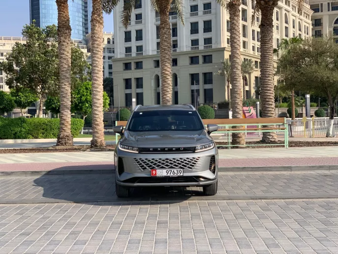 Exeed LX (Grey), 2026 for rent in Abu Dhabi