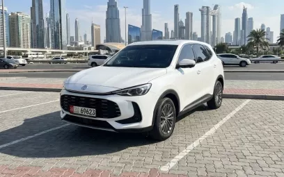 MG ZS (Wei&szlig;), 2026 zur Miete in Dubai