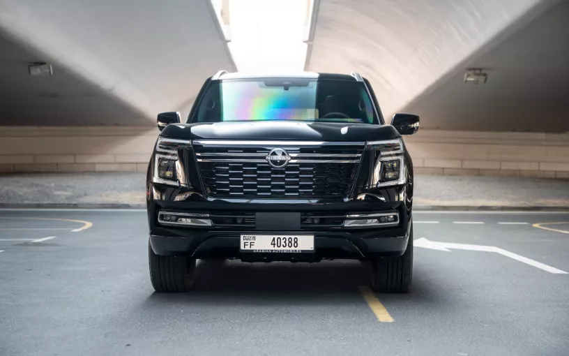Nissan Patrol Platinum V6 (Schwarz), 2026  zur Miete in Dubai