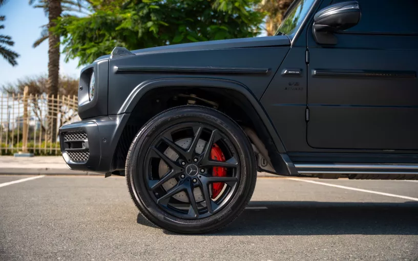 Mercedes G63 AMG (Matte Black), 2022 for rent in Ras Al Khaimah