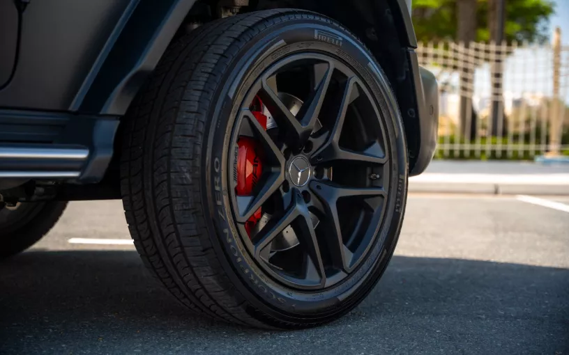 Mercedes G63 AMG (Matte Black), 2022 for rent in Ras Al Khaimah