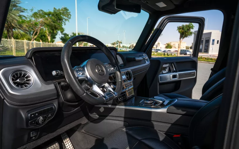 Mercedes G63 AMG (Matte Black), 2022 for rent in Ras Al Khaimah