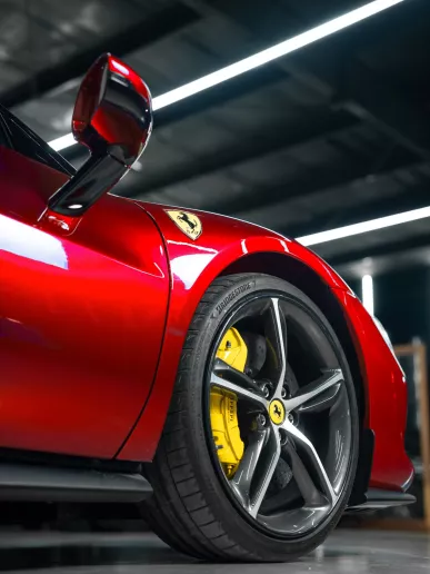 Ferrari 296 GTB COUPE (Red), 2024 for rent in Sharjah