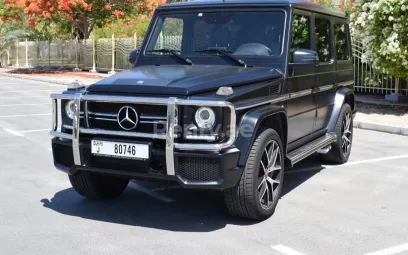 إيجار مرسيدس G63 AMG (أسود), 2017 في دبي
