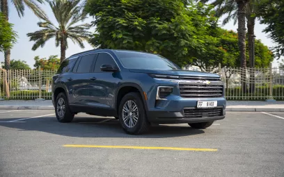Miete Chevrolet Traverse (Blau), 2026 in Abu Dhabi