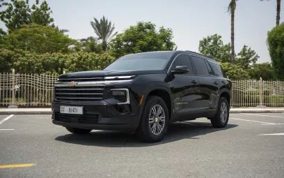 Miete Chevrolet Traverse (Schwarz), 2026 in Abu Dhabi