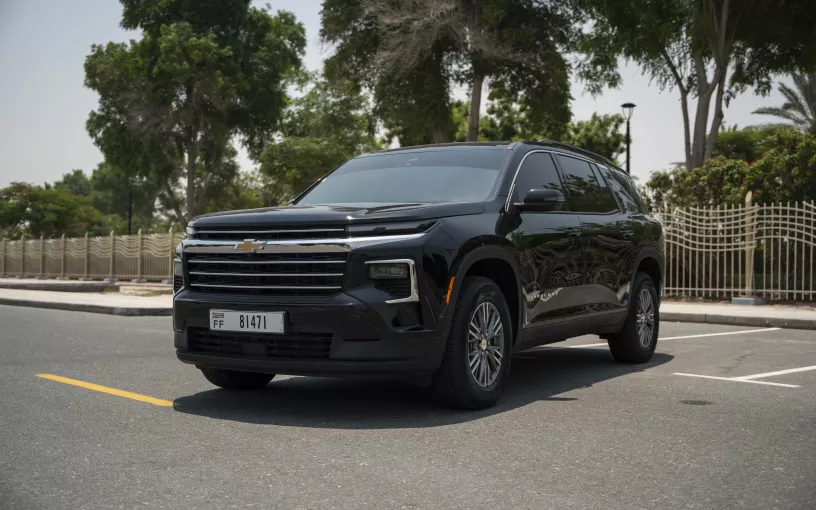 Chevrolet Traverse (Negro), 2026 para alquiler en Ras Al Khaimah
