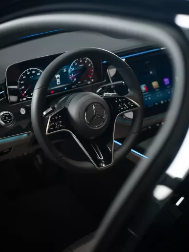 Mercedes E200 (Black), 2025 for rent in Dubai