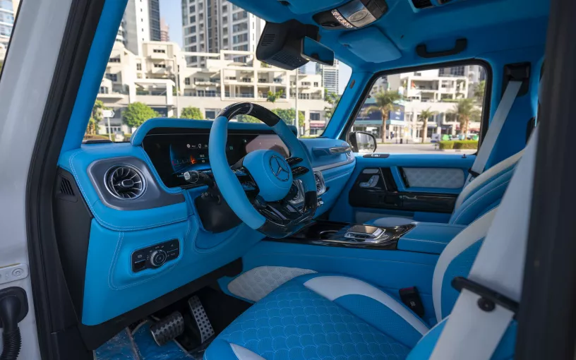 إيجار مرسيدس G63 AMG (أبيض), 2025 في رأس الخيمة