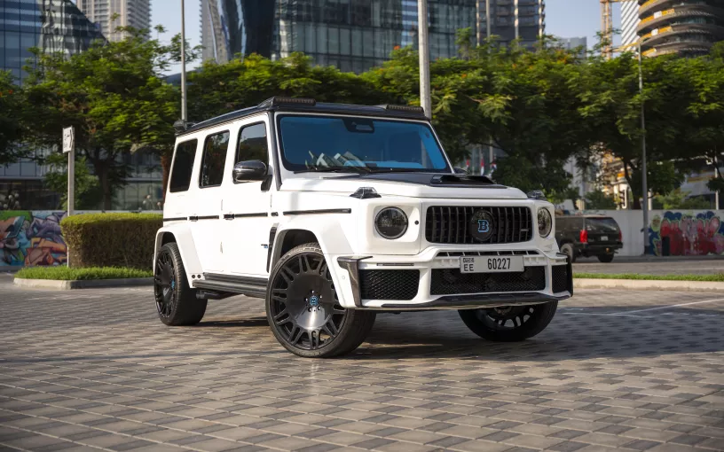 إيجار مرسيدس G63 AMG (أبيض), 2025 في رأس الخيمة