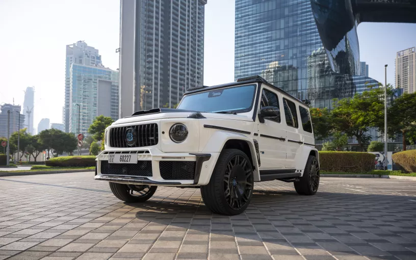 إيجار مرسيدس G63 AMG (أبيض), 2025 في رأس الخيمة