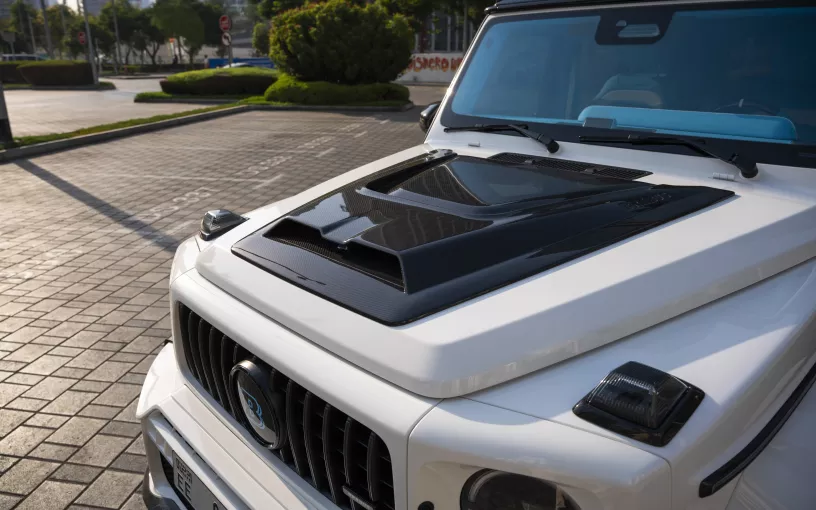 إيجار مرسيدس G63 AMG (أبيض), 2025 في رأس الخيمة
