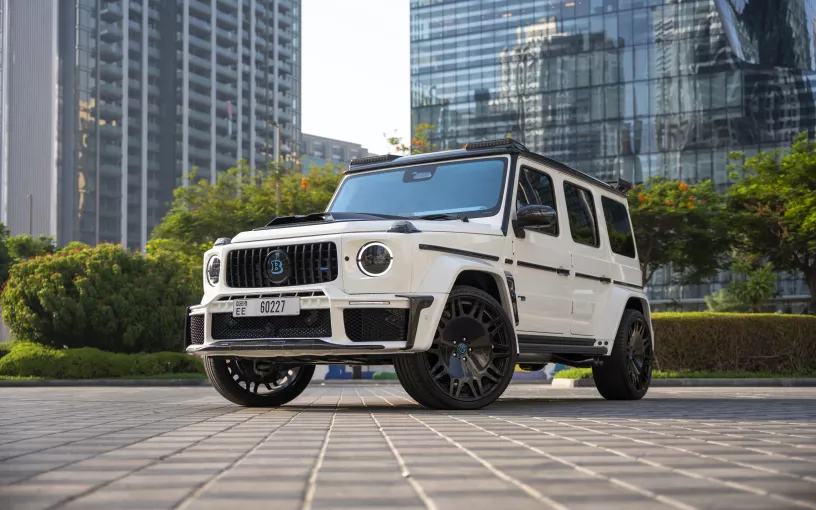 إيجار مرسيدس G63 AMG (أبيض), 2025 في رأس الخيمة