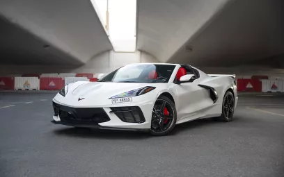 Chevrolet Corvette C8 (Blanc), 2025 à louer à Dubaï