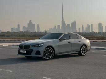 Hiring BMW 520i (Nardo grey), 2026 in Dubai