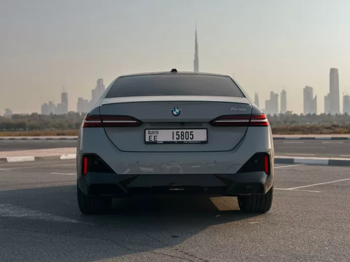 BMW 520i (Nardo grey), 2026 for rent in Dubai