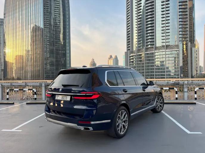 BMW X7 (Blue), 2024 for rent in Dubai
