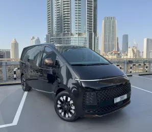 Hyundai Staria 7S (Black), 2026 for rent in Dubai