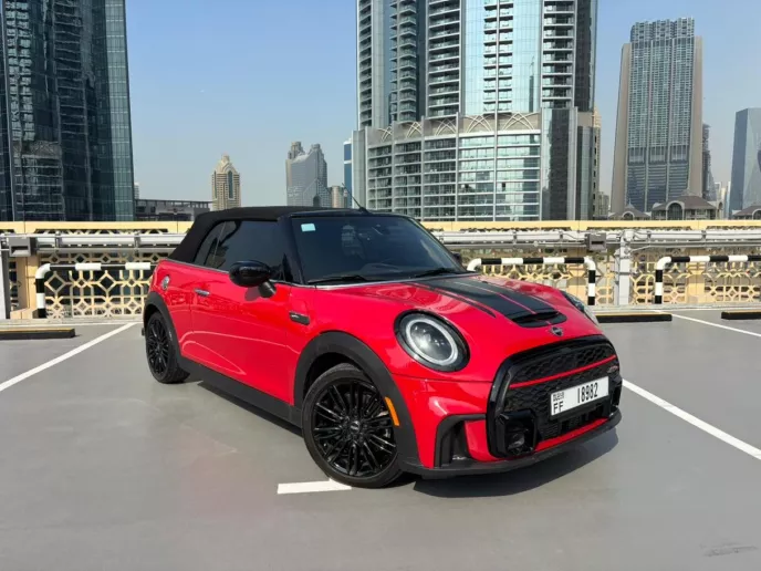Mini Cooper Cabrio S (Red), 2024 for rent in Dubai
