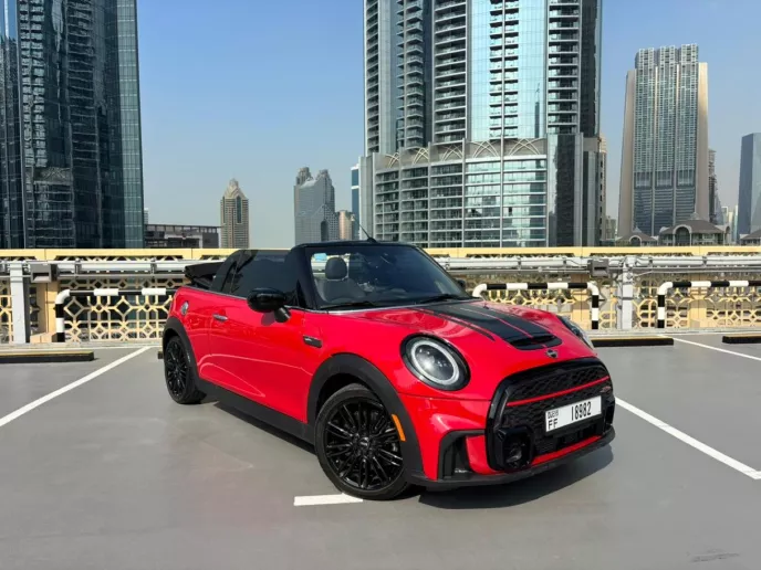 Mini Cooper Cabrio S (Red), 2024 for rent in Dubai