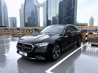 Hiring Mercedes E200 (Black), 2026 in Dubai