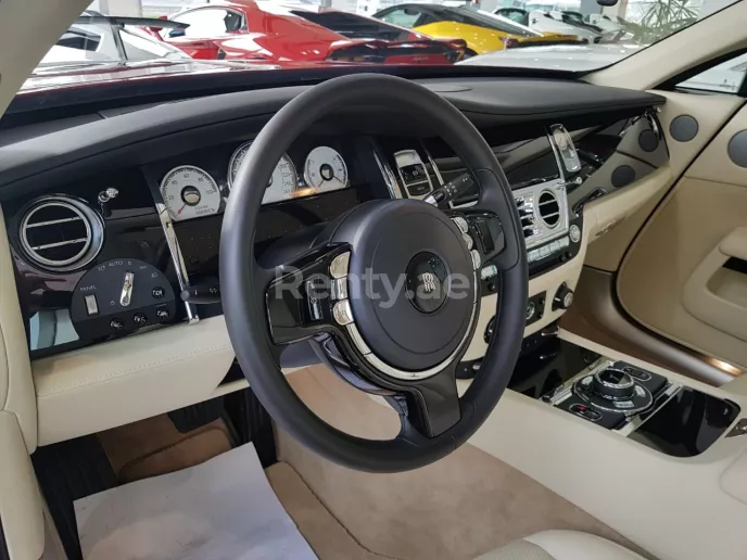 Rolls Royce Wraith (Red), 2017 for rent in Dubai