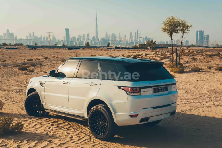Range Rover Sport (White), 2016 for rent in Dubai
