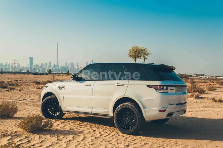 Range Rover Sport (White), 2016 for rent in Dubai