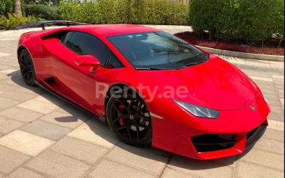 Lamborghini Huracan LP-610 (Красный), 2018 для аренды в Дубай