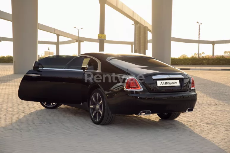 Dubai'de kiralık Rolls Royce Wraith (Siyah), 2018
