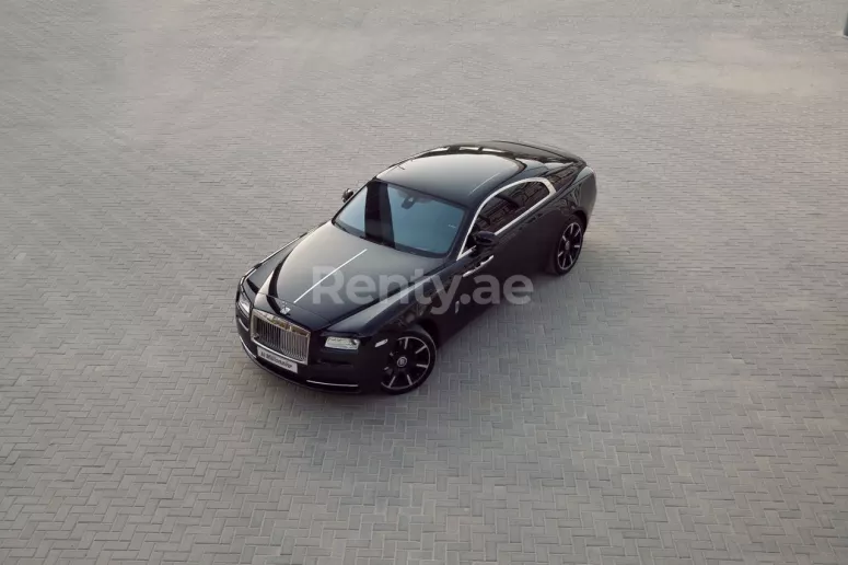 Dubai'de kiralık Rolls Royce Wraith (Siyah), 2018