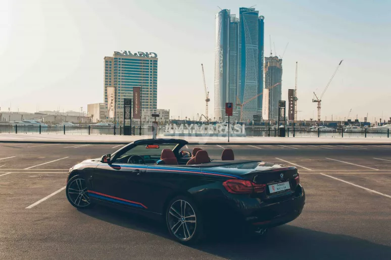 BMW 430i Cabrio (Black), 2018 for rent in Dubai