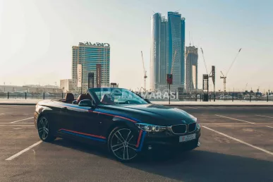 إيجار بي ام دبليو 430i كابريو (أسود), 2018 في دبي