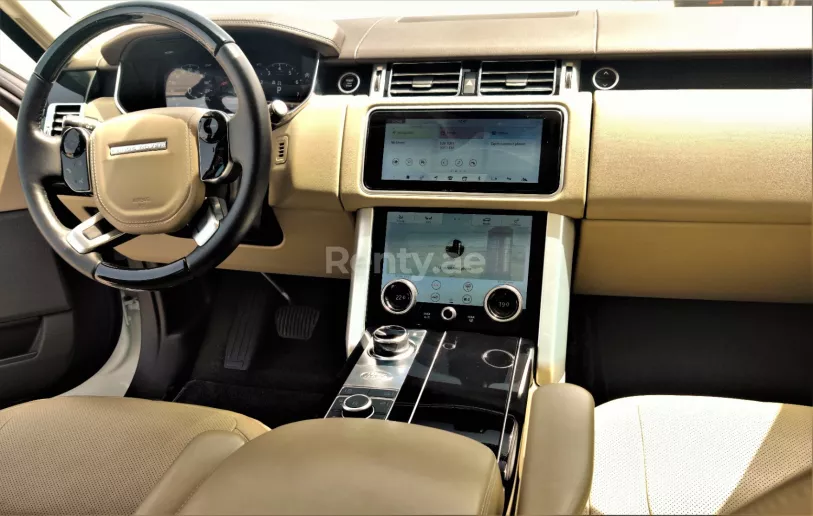 Range Rover Vogue Full Option (White), 2020 for rent in Dubai