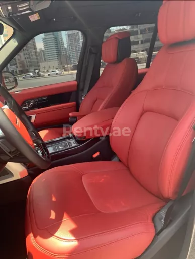 Range Rover Vogue Supercharged (White), 2019 for rent in Dubai