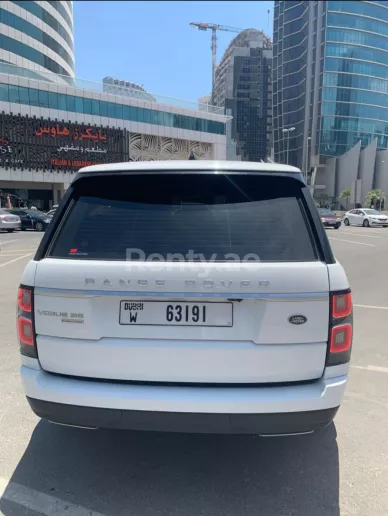 Range Rover Vogue Supercharged (White), 2019 for rent in Dubai