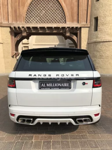 Range Rover Sport SVR (White), 2019 for rent in Dubai