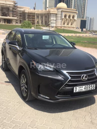 إيجار لكزس NX200T (أسود), 2018 في دبي