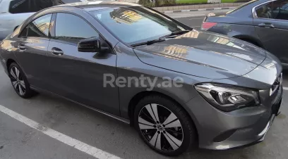 Mercedes CLA 200 (Серый), 2019 для аренды в Дубай