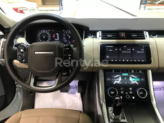 Range Rover Sport (White), 2019 for rent in Dubai