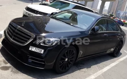 Mercedes S Class (Black), 2017 for rent in Dubai