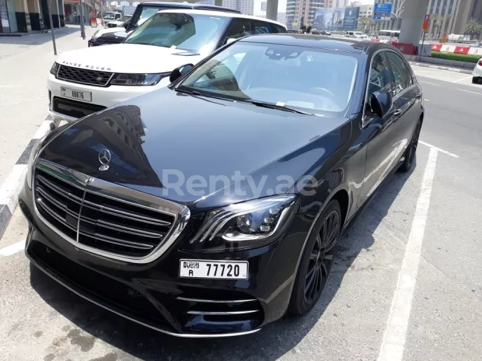 Mercedes S Class (Black), 2017 for rent in Dubai