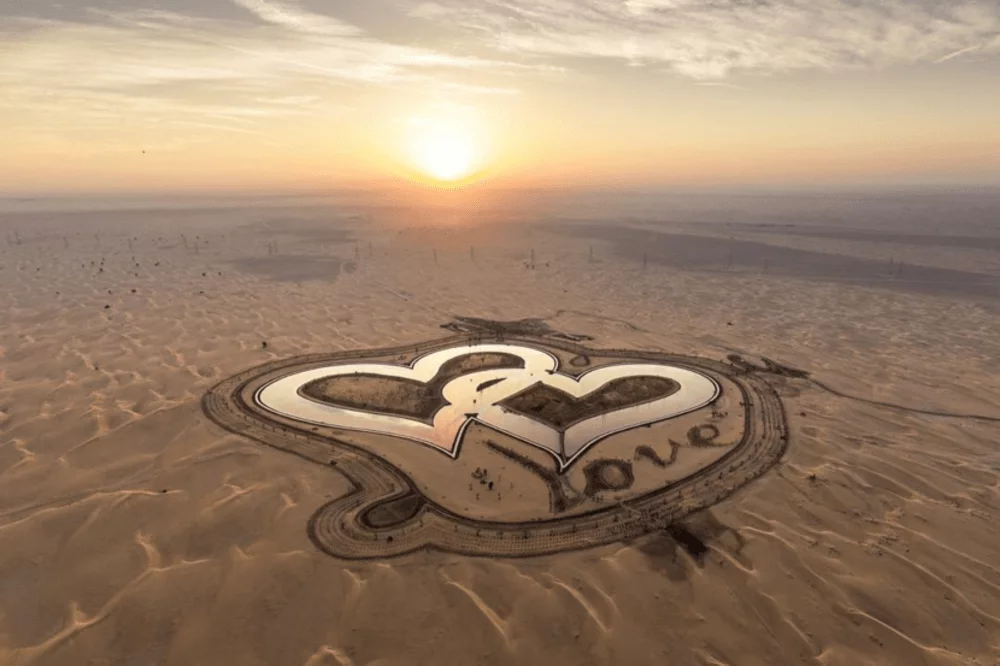 Al Quadra  magnificent lake – best instagram spots in dubai