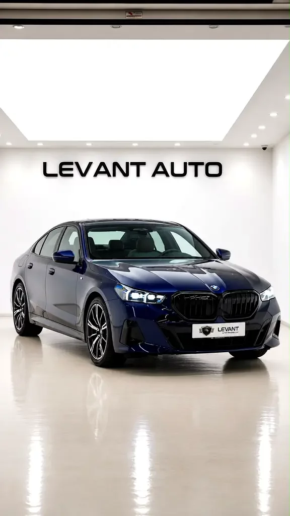 BMW 5 Serisi (Mavi)