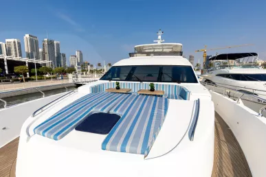 Sky Walker Caliente 96 ft (30m) Power boat in Dubai Harbour for rent in Dubai 10