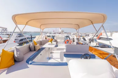 Sky Walker Kit 52 ft (16m) Power boat in Dubai Harbour for rent in Dubai 2