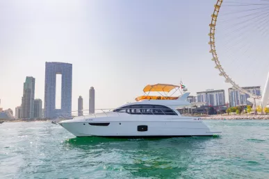 Sky Walker Kit 52 ft (16m) Power boat in Dubai Harbour for rent in Dubai